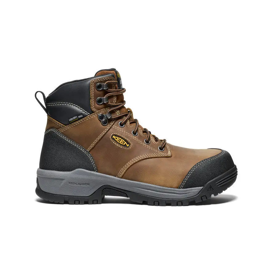 Men's Evanston 6" Insulated Waterproof Boot (Carbon Toe)  |  Bison/Black 1