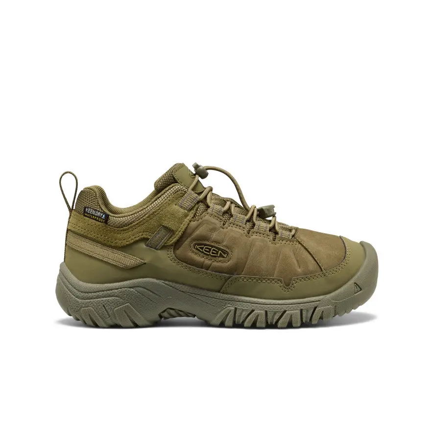 Big Kids' Targhee Iv Waterproof Hiking Shoe  |  Martini Olive 1