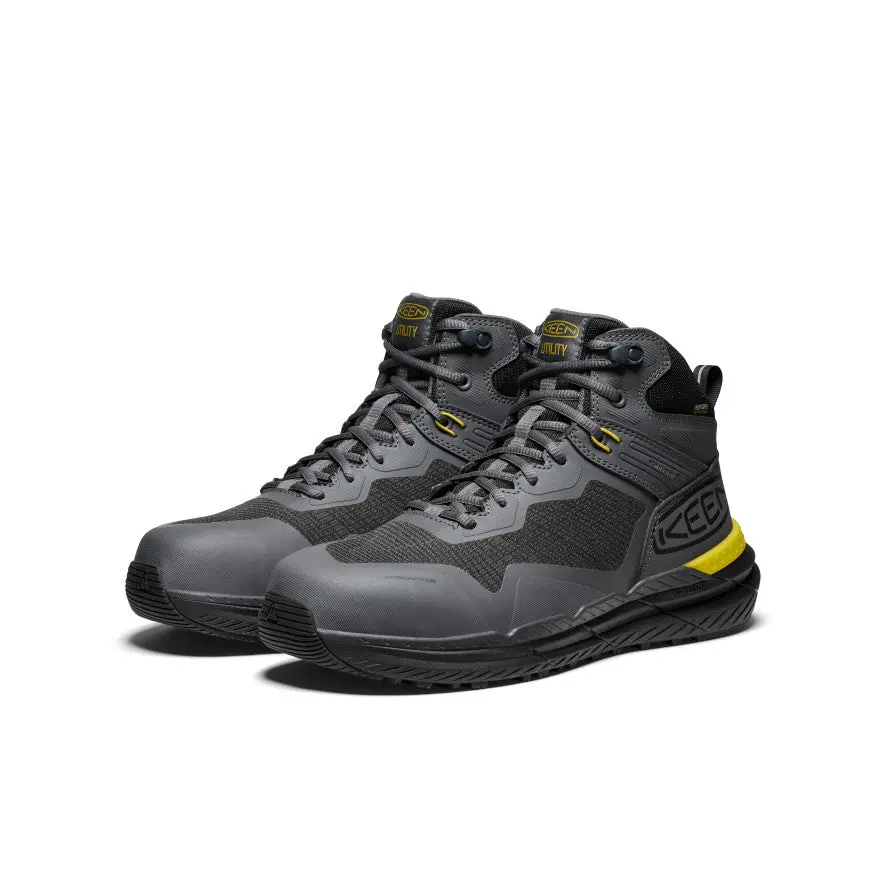 Men's Synchro Waterproof Work Boot (Carbon Toe) | Magnet/Black 2