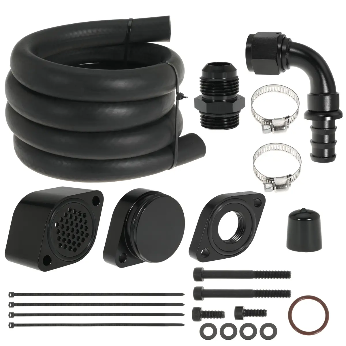 Ccv Pcv Reroute Engine Ventilation Kit For Ford Super Duty 2011-2020 6.7L Powerstroke F250 F350 F450 1