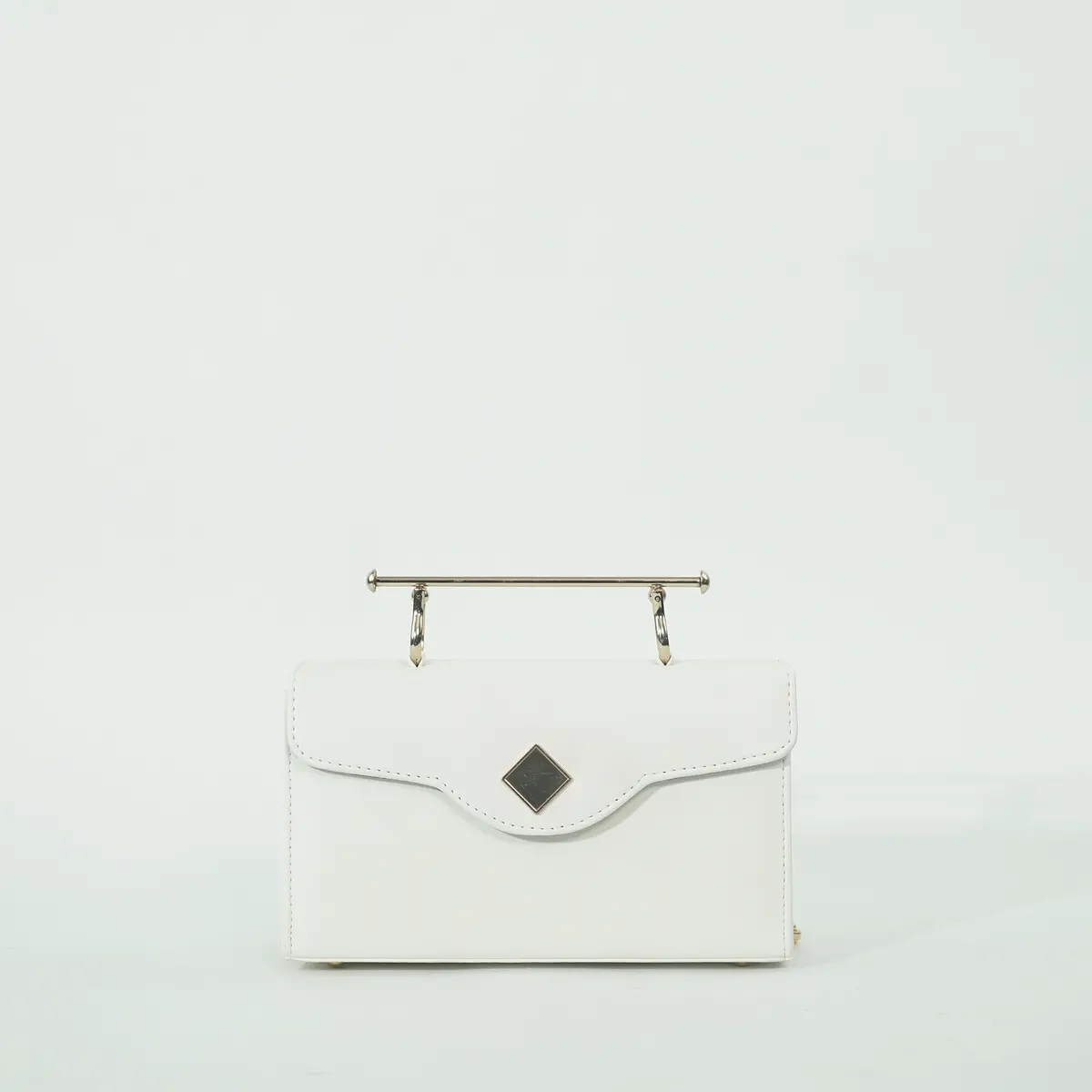 Elegant Box Bag White 1