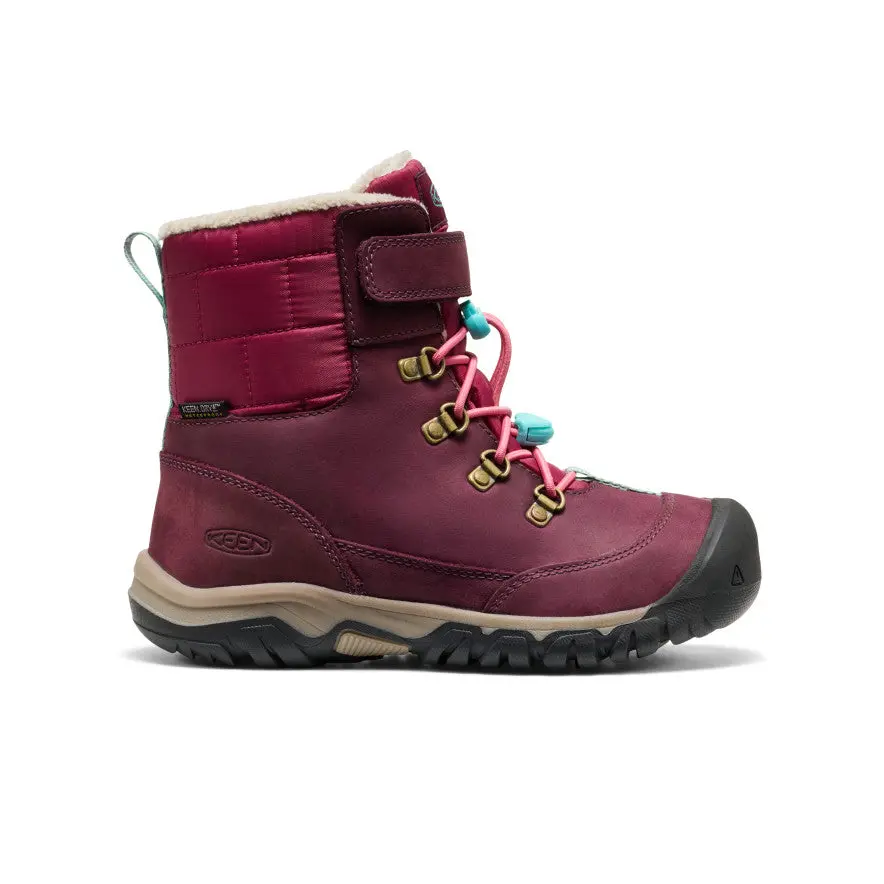 Big Kids' Kanibou Waterproof Winter Boot  |  Fig/Pink Lemonade 1