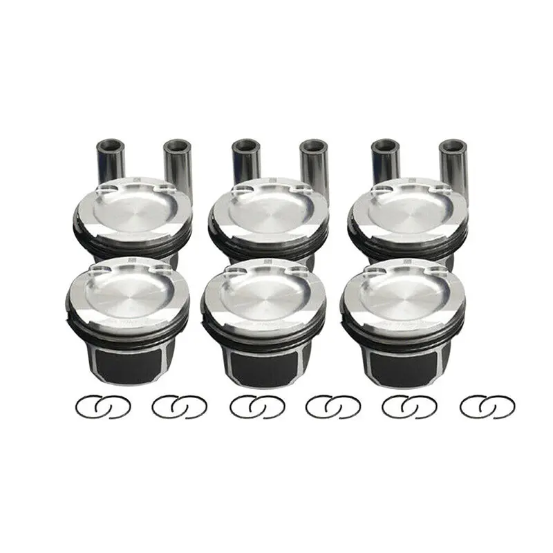 Daysyore 6Pcs Engine Pistons Rings 11257610295 For 2006 To 2016 Bmw 135I 335I 535I 740I N54b30(Φ84mm) 1