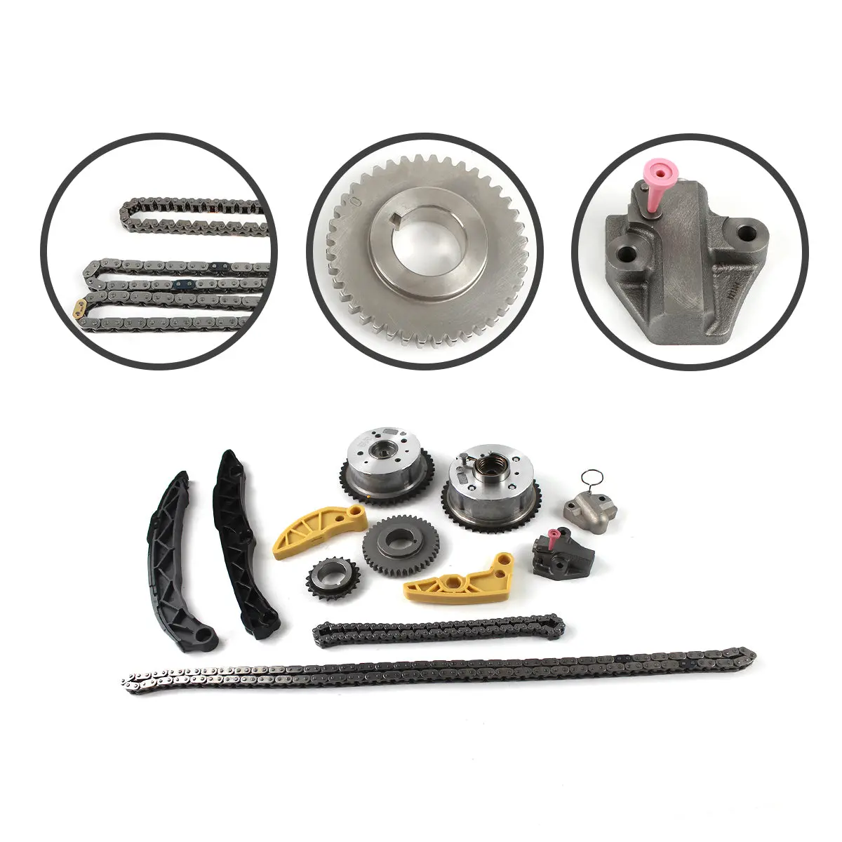 Daysyore 2011-2018 Kia Sorento Optima Sportage G4kj Engine Timing Chain Camshaft Kit 2