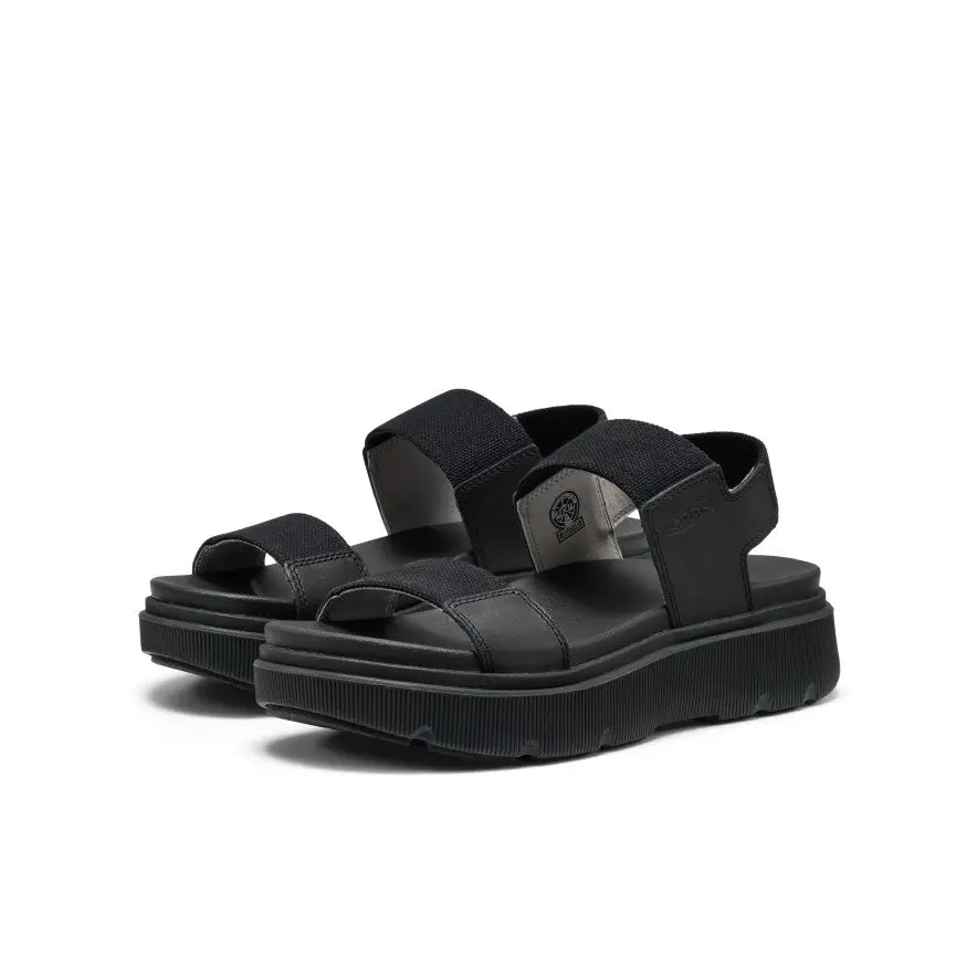 Women's Elle Mila Backstrap Sandal | Black/Black 2