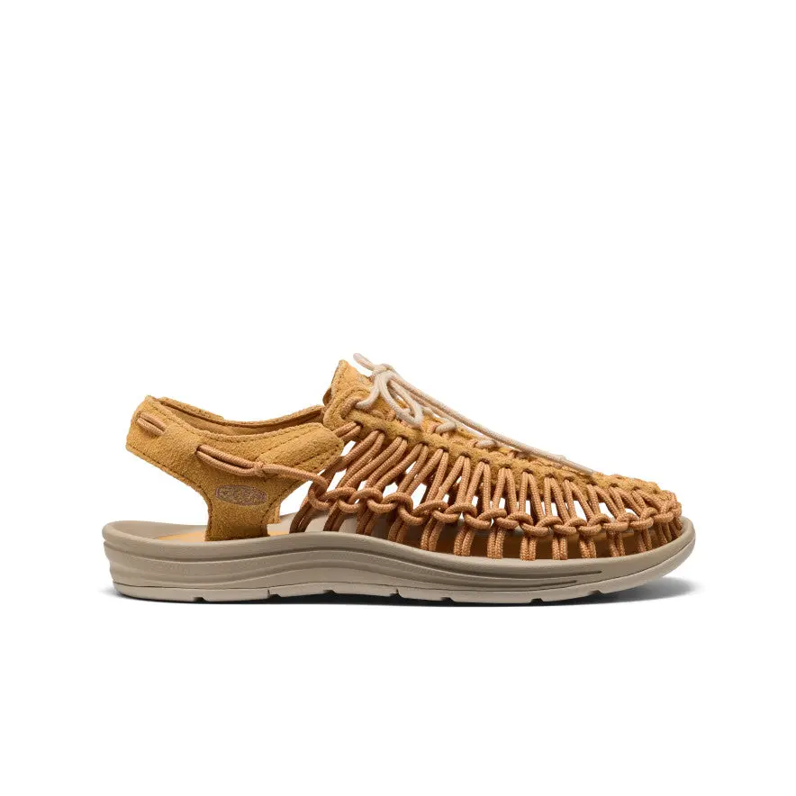 All Gender Uneek Leather Sneaker  |  Oak Buff/Plaza Taupe 1