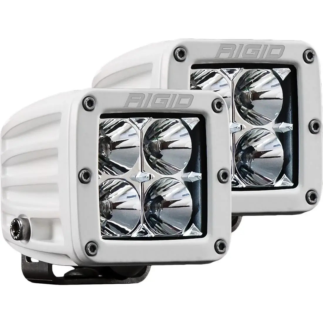 Rigid D-Series Pro White Case Offroad Surface Mount Light Pods (Sold In Pairs) 1