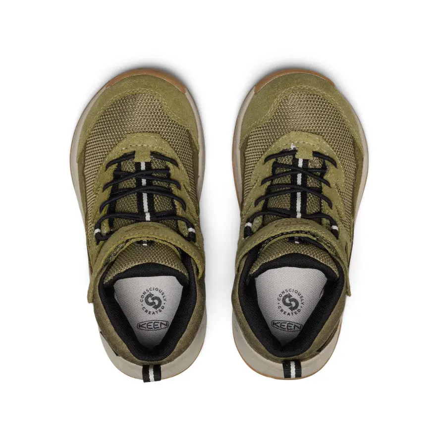 Little Kids' Hightrail Waterproof Hiking Boot | Dark Olive/Martini Olive 4