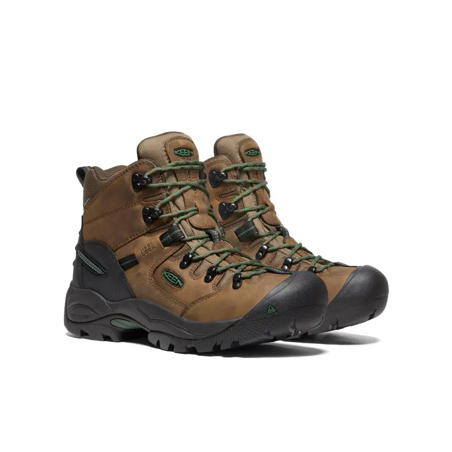 Men's Pittsburgh Energy 6" Waterproof Boot (Soft Toe) | Cascade Brown/Greener Pastures 2