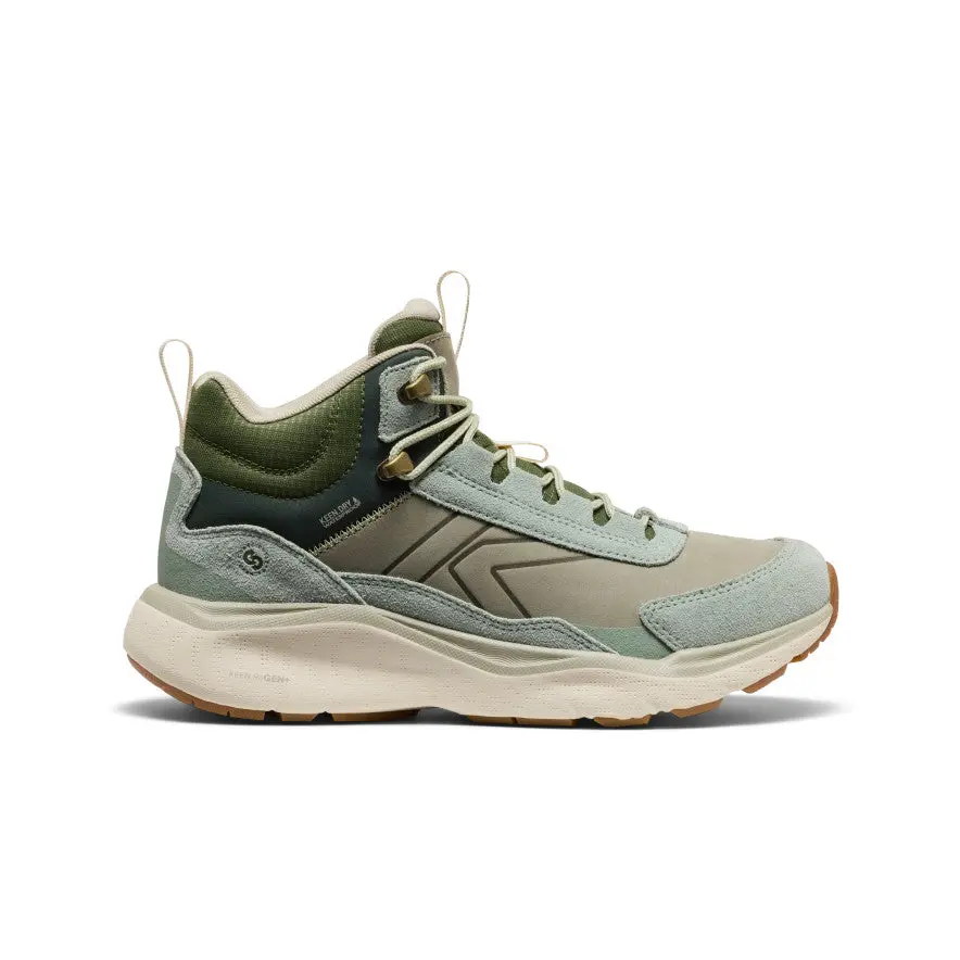 Women's Leiki Waterproof Leather Hiking Boot  |  Iceberg Green/Bronze Green 1