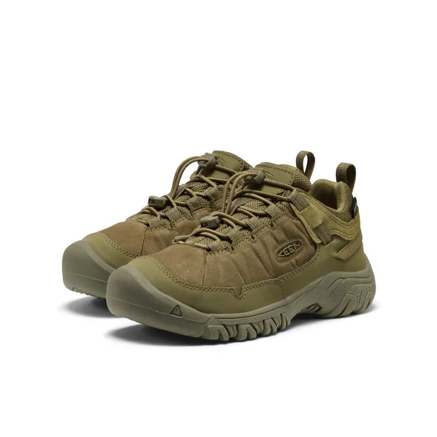 Big Kids' Targhee Iv Waterproof Hiking Shoe | Martini Olive 2