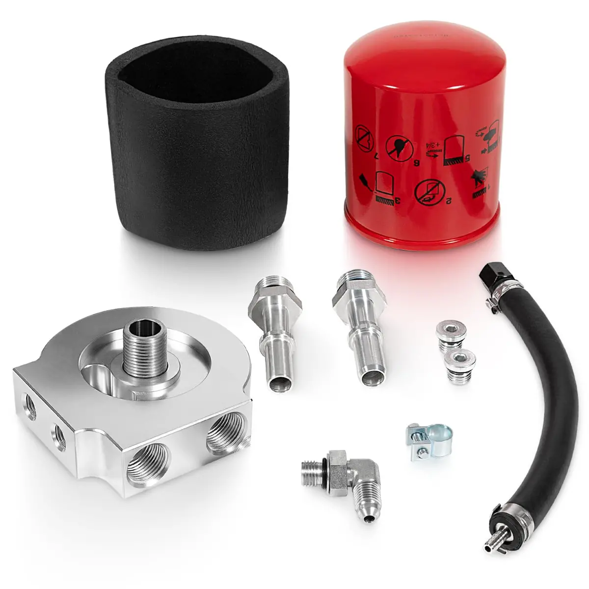 Fuel Filter Conversion Kit For 6.7L Powerstroke For Ford F250 F350 (2011-2025 ) 1