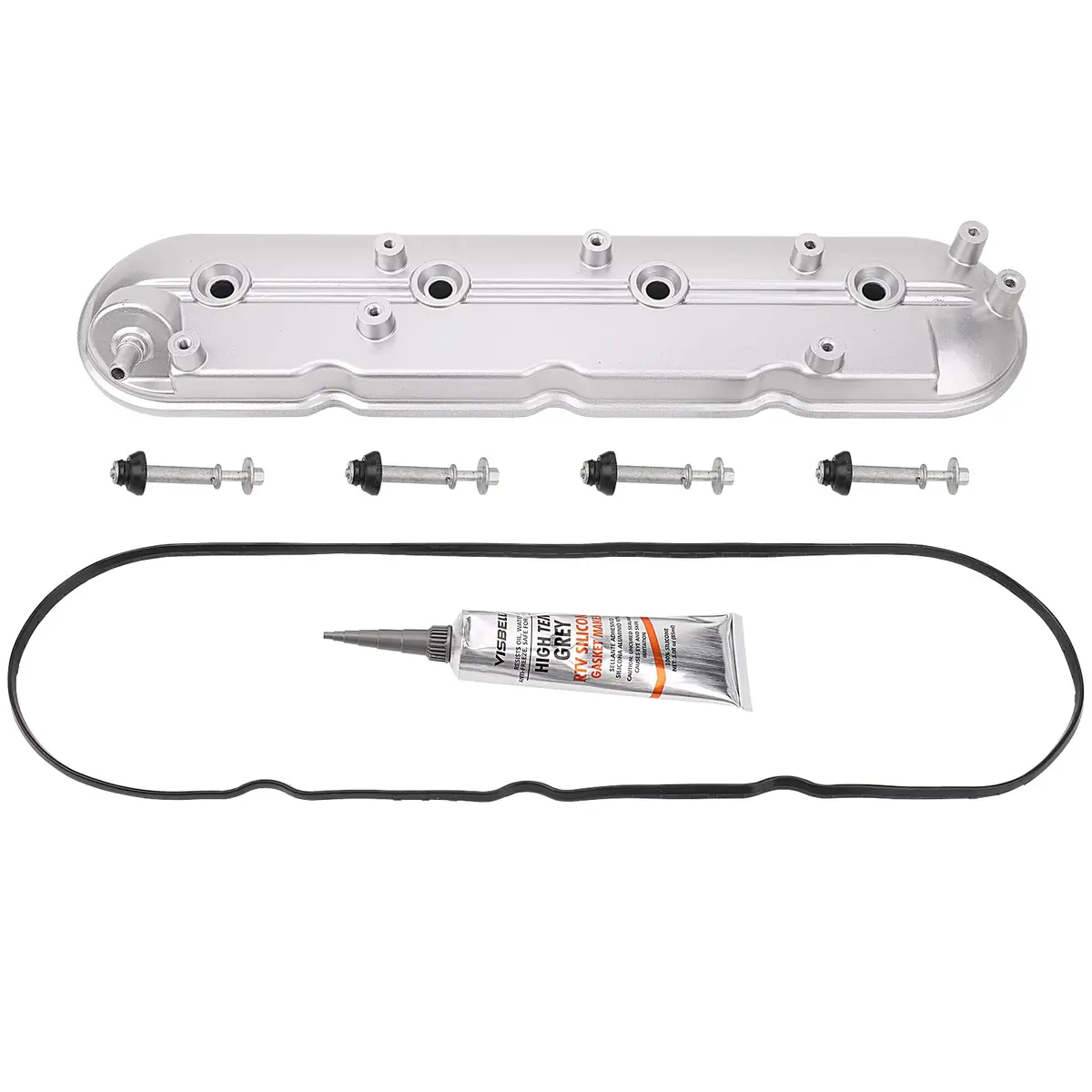 Valve Cover With Gaskets For 4.8L 5.3L 5.7L 6.0L 6.2L Chevy Silverado (1999-2010) 1