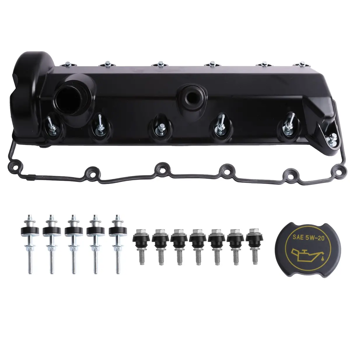Aluminum Engine Valve Cover For 4.6L 5.4L 6.0L 6.8L For Ford F150 F250 F350 (2000-2007) 1