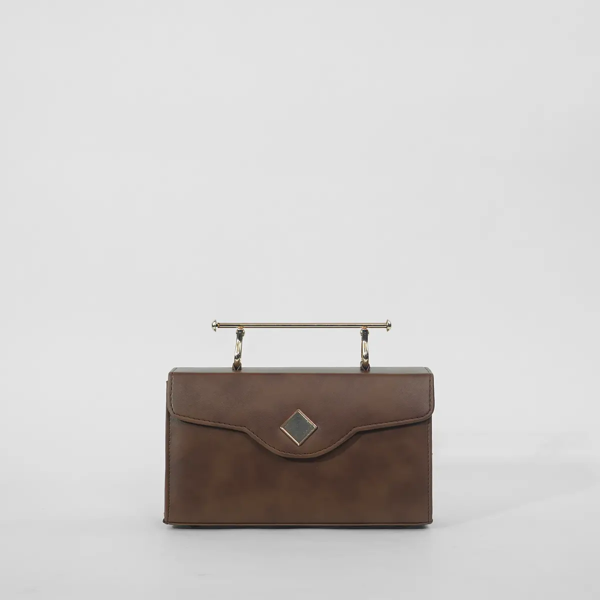 Elegant Box Bag Brown 1