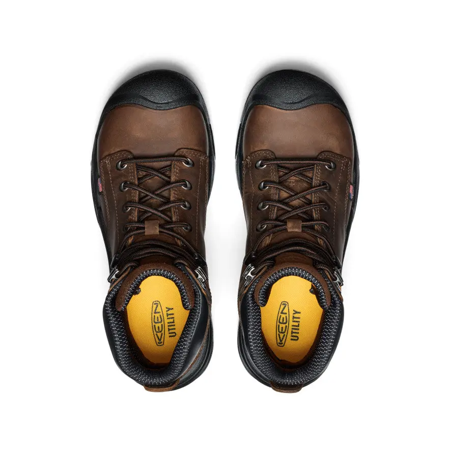 Men's Mt Vernon Ii 6" Waterproof Boot (Steel Toe) | Dark Earth/Black 4
