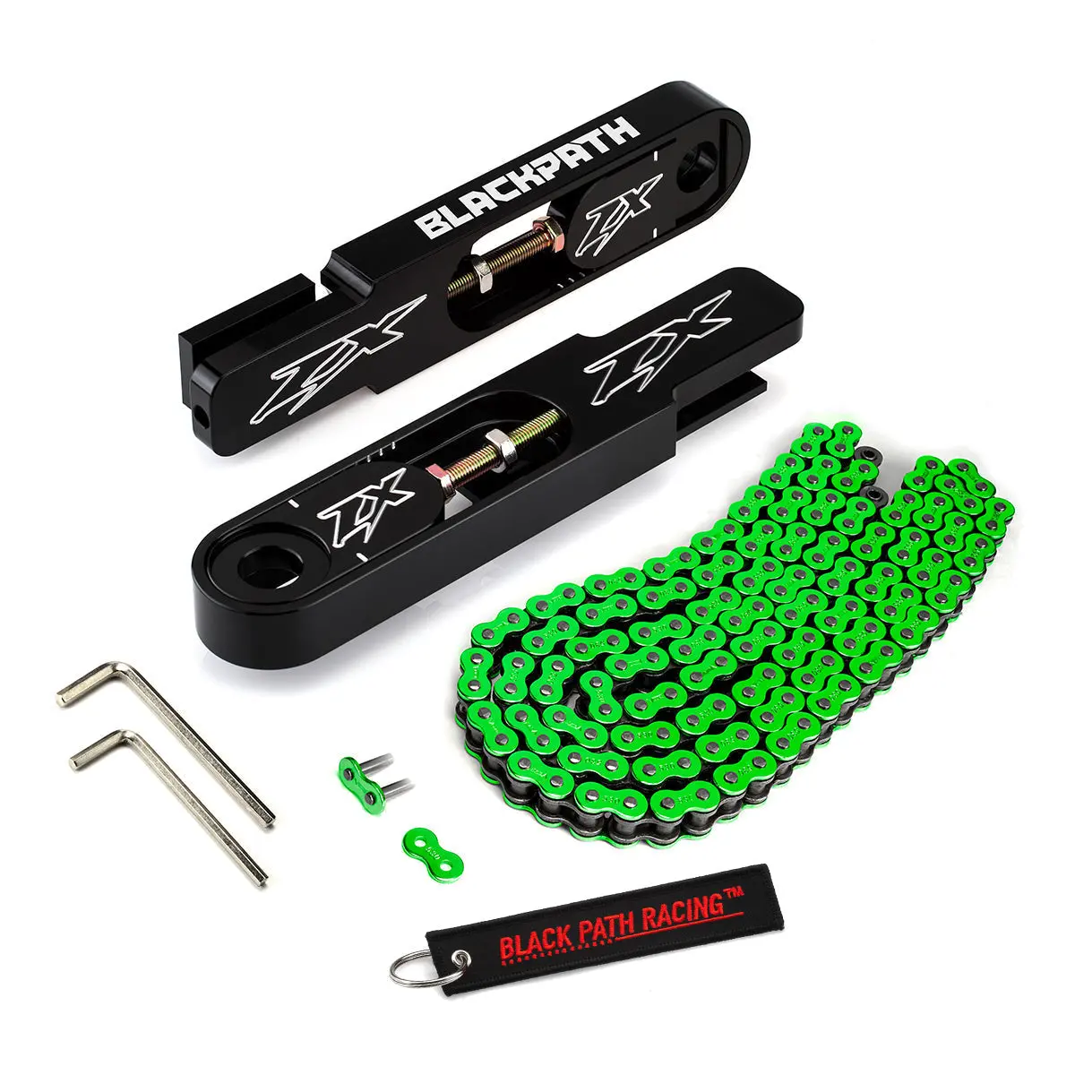 2002-2003 Kawasaki Ninja Zx-9R 5-9" Swingarm Extensions With Chain 3