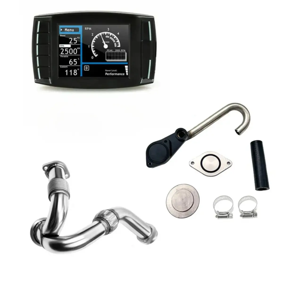 Y-Pipe & Egr Delete Tuner Kit For 2003-2007 6.0L Powerstroke F250 F350 1