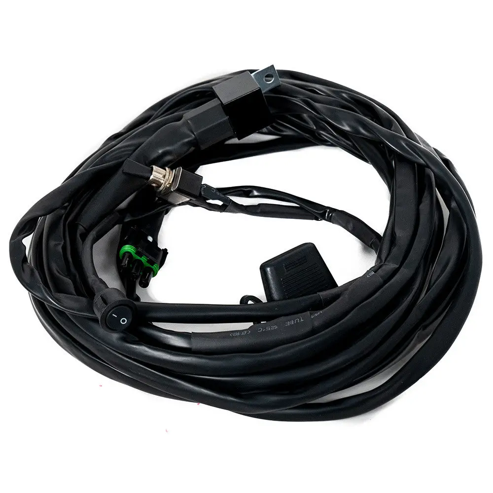 Baja Designs - Onx6/Hybrid/Laser/S8 W/Mode Switch (1 Bar) Wiring Harness - Universal (640122) 1