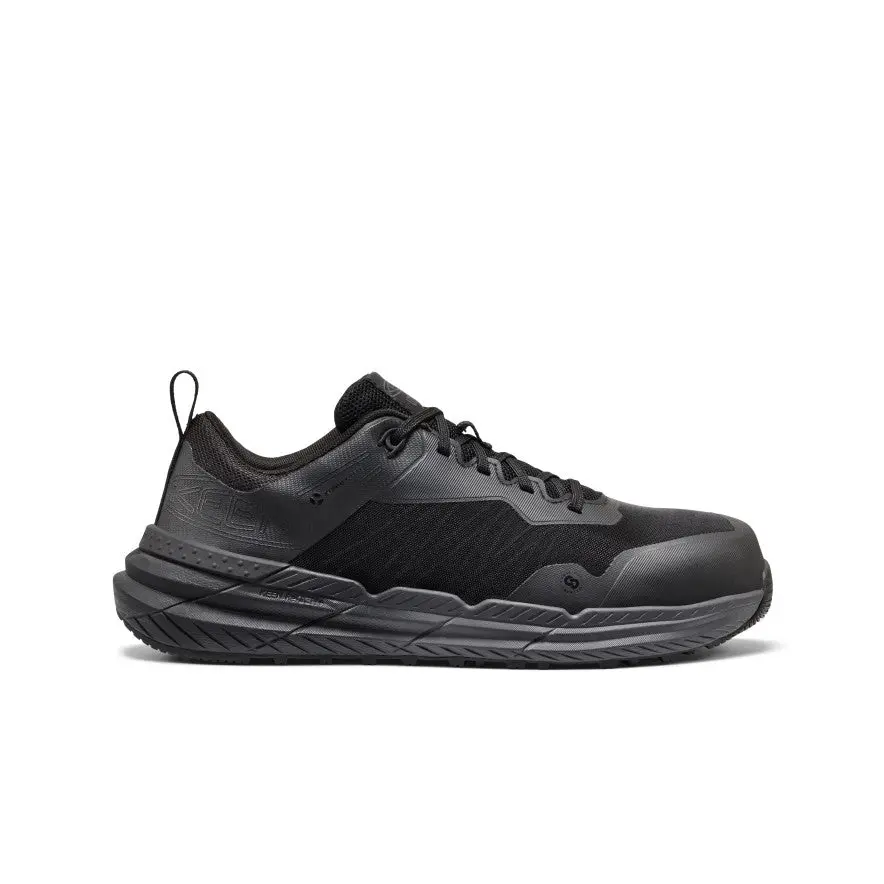 Men's Speedworks Esd Work Sneaker (Carbon Toe)  |  Black/Black 1