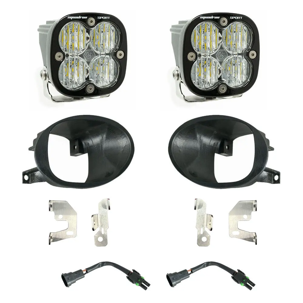 19-24 Mercedes Sprinter Squadron Wide Cornering Fog Pocket Light Kit - 1500/2500/3500 3
