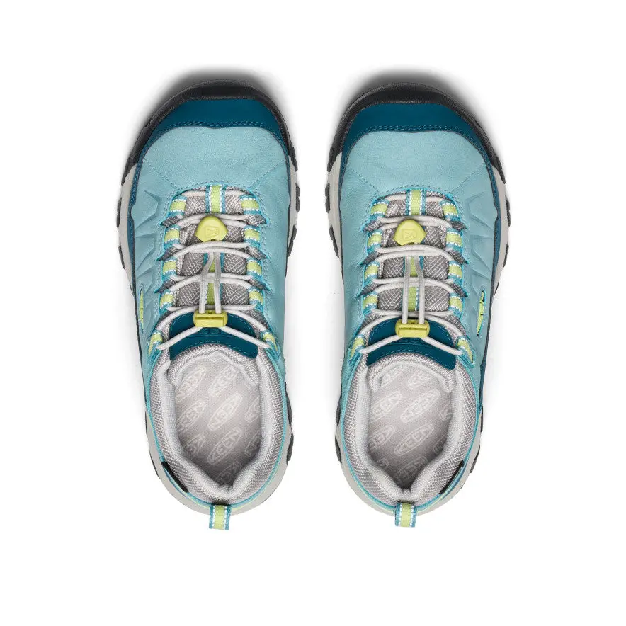 Big Kids' Targhee Iv Waterproof Hiking Shoe | Reef Waters/Daiquiri Green 4