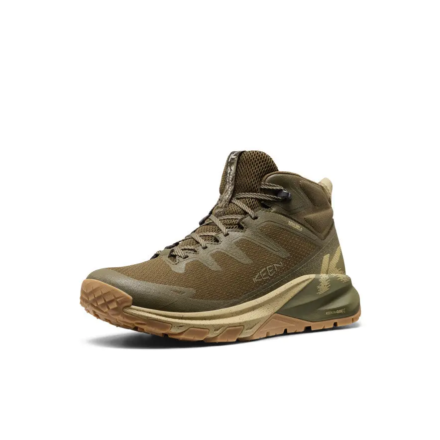Men's Targhee Apex Wide Waterproof Hiking Boot | Dark Olive/Khaki 3
