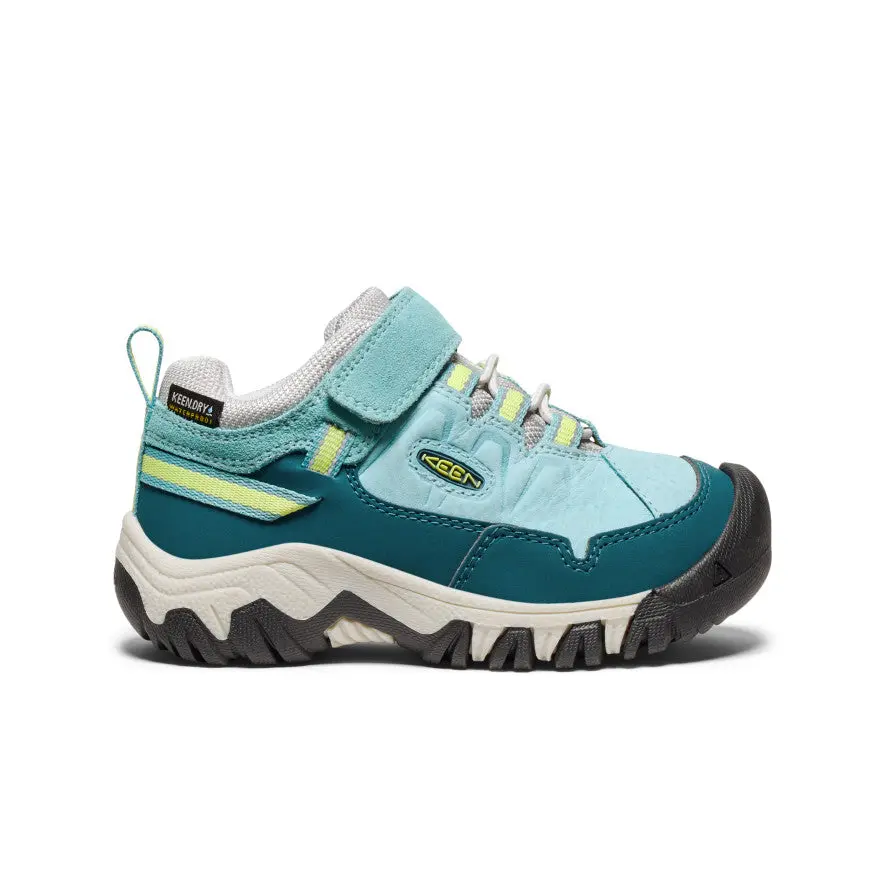 Little Kids' Targhee Iv Waterproof Hiking Shoe  |  Reef Waters/Daiquiri Green 1