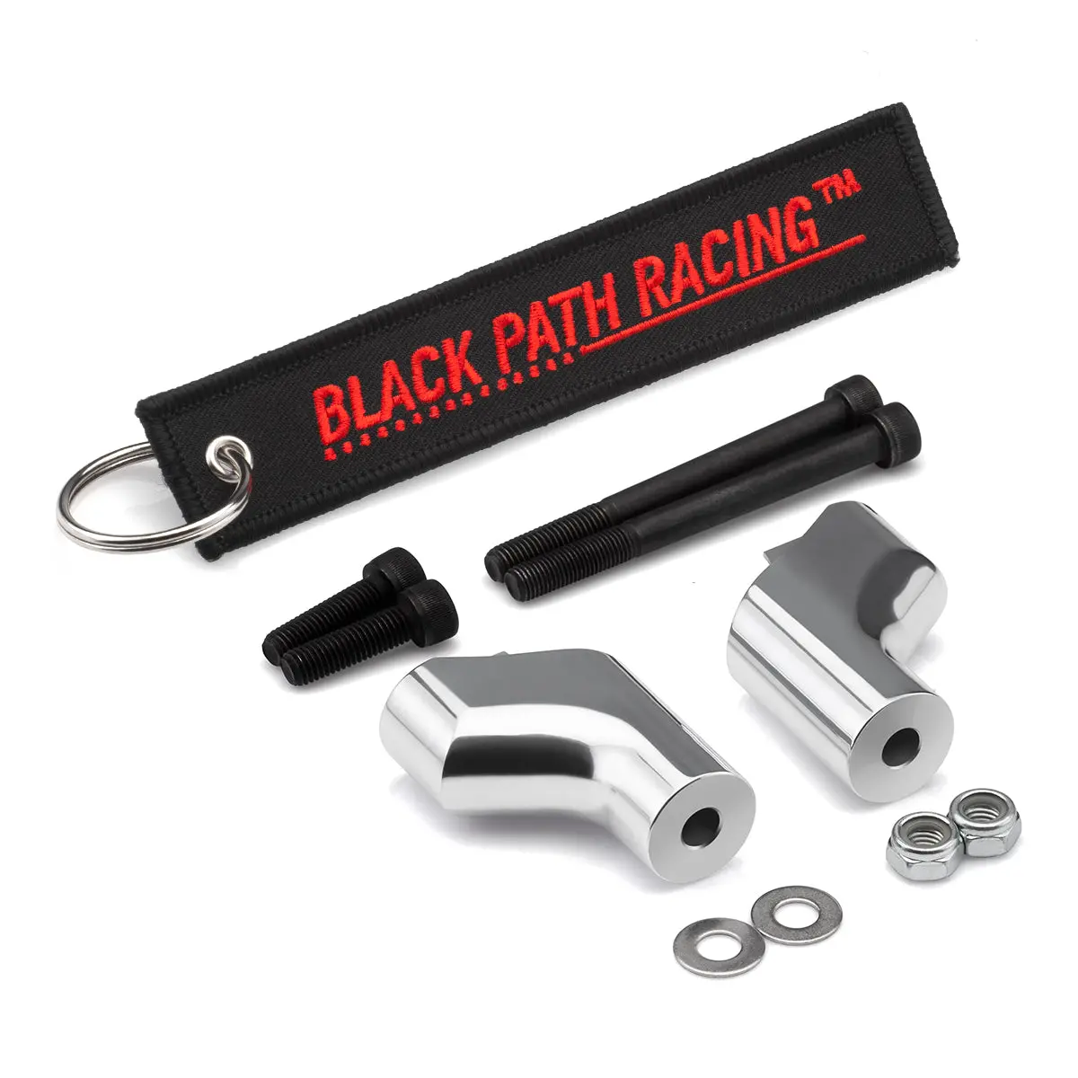 2006-2015 Yamaha Stratoliner Xv1900 Silver Handlebar Risers 1