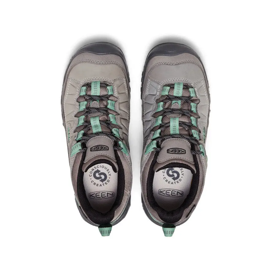 Women's Targhee Iv Waterproof Hiking Shoe | Alloy/Granite Green 4