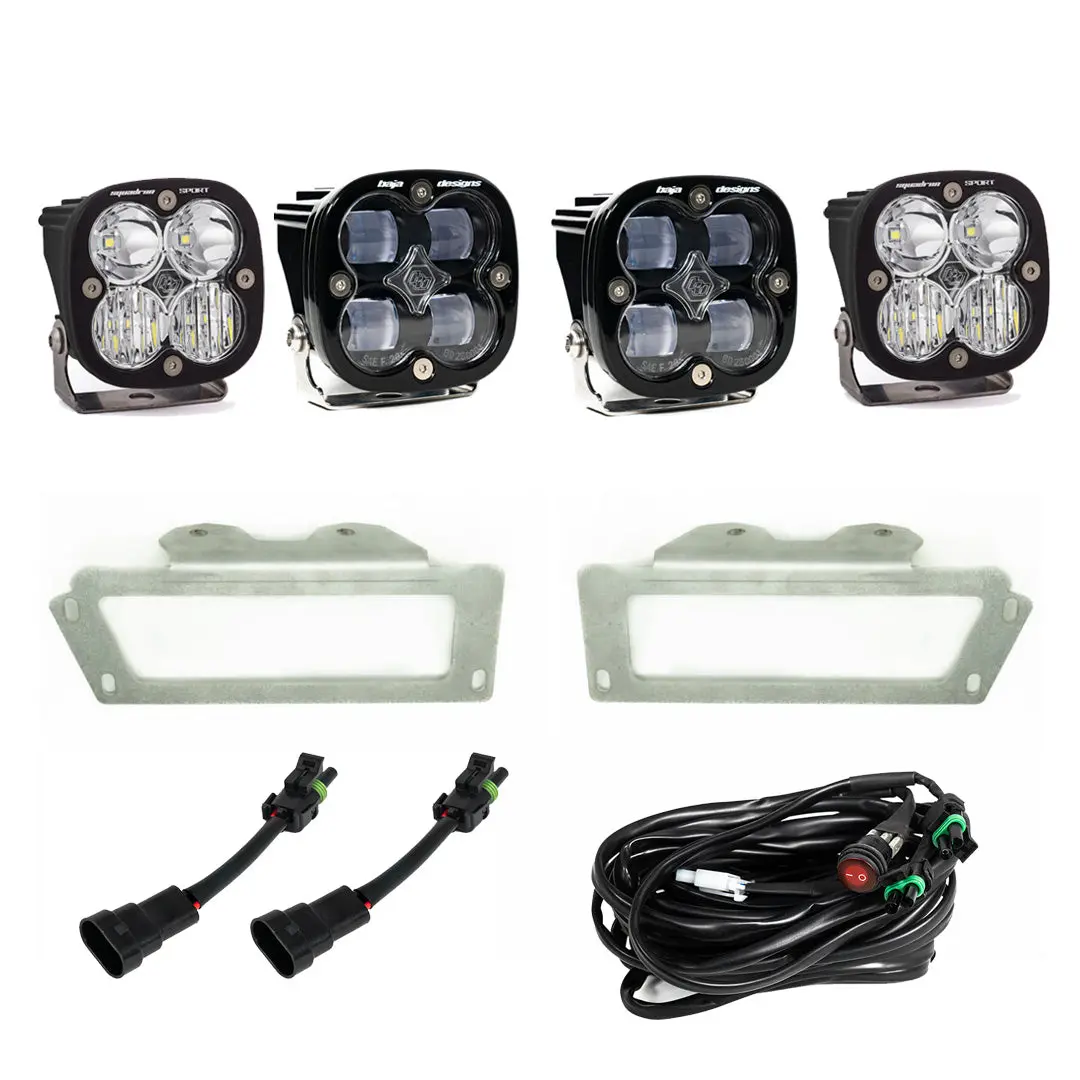 Baja Designs Squadron Sae Led Light Kit - Fits Dodge Ram 10-18 2500/3500 & 09-12 1500 (Set) 1