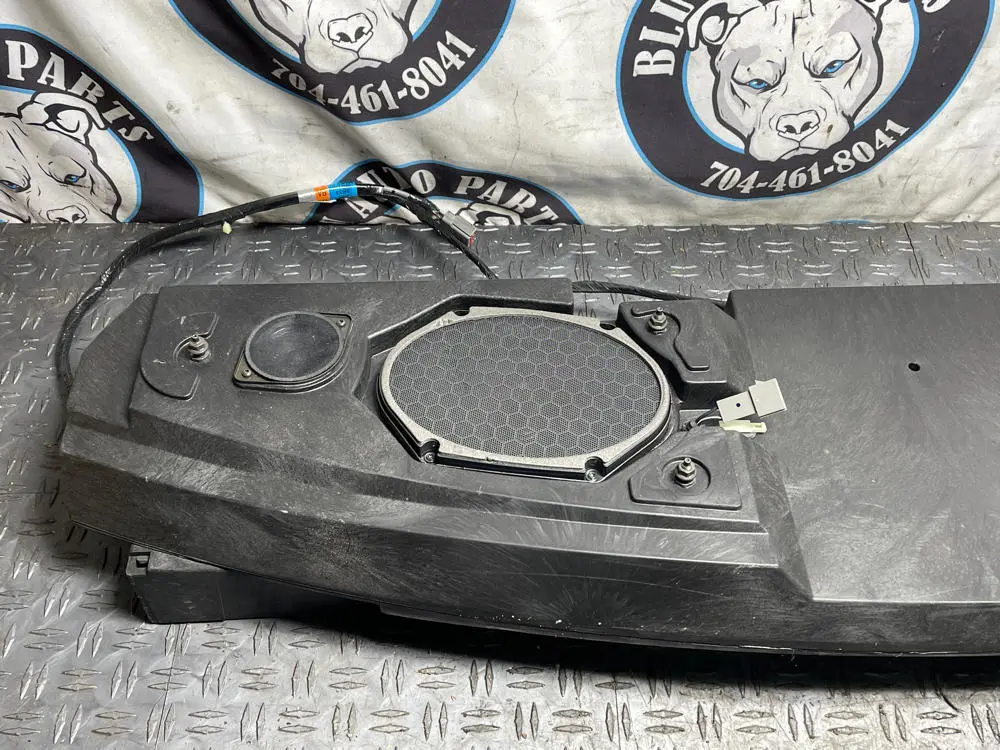 2003-04 Ford Mustang Mach One Rear Speaker Deck W/ Amps 19K Miles 296 1