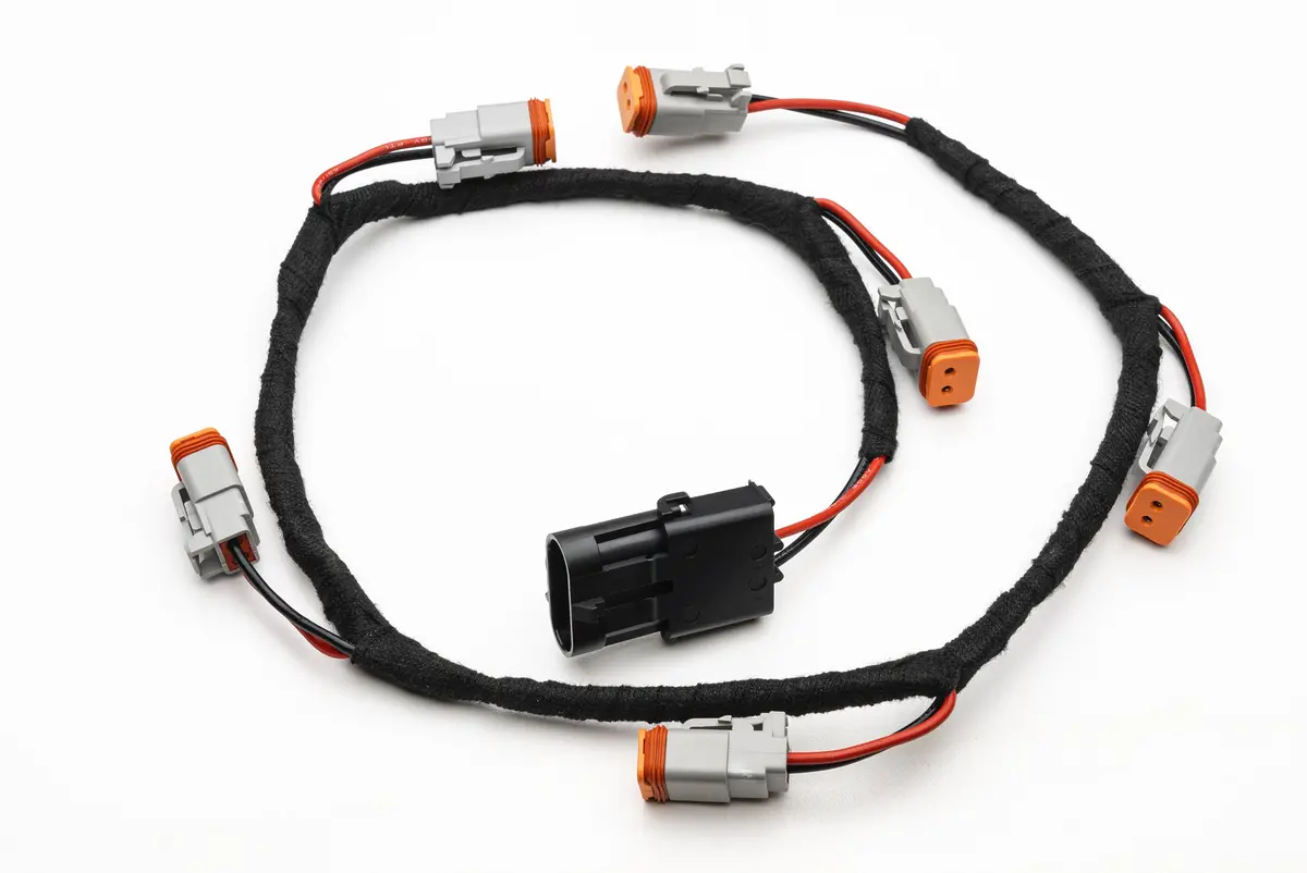 6X 2 Pole Dt Connector Harness Splitter Add On - Spv Harness System (Works With Many Vehicles, See Details) 1