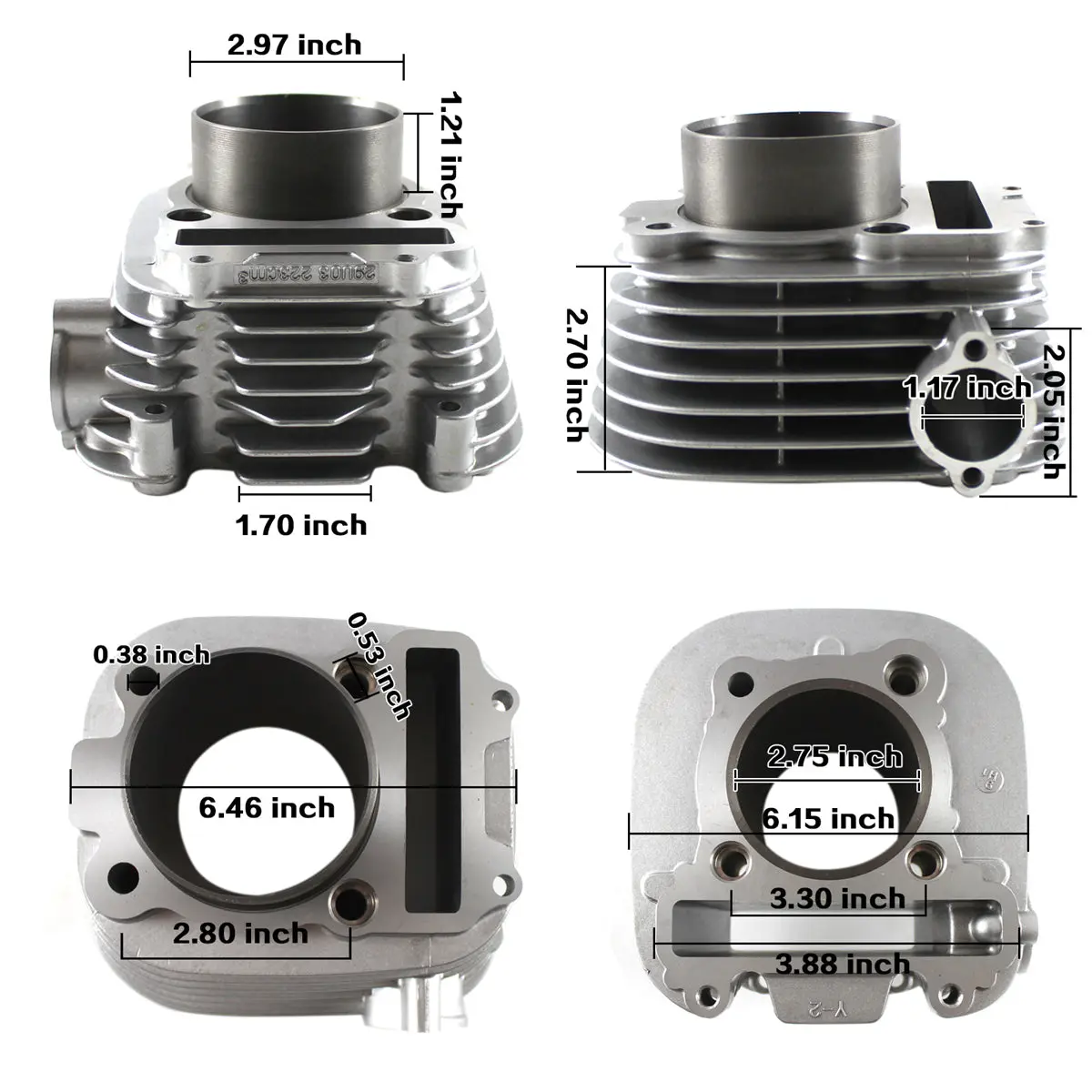 Daysyore Cylinder Piston Gasket Top End Kit Set Bore 70Mm For Yamaha Xt225 Ttr225 Ttr230 2