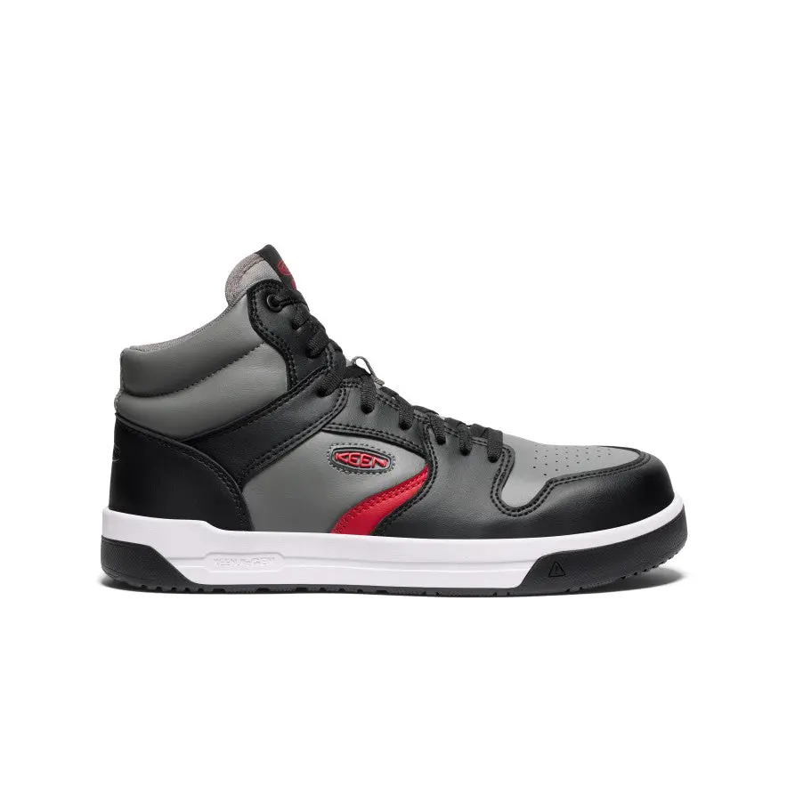 Men's Overton Mid Work Shoe (Carbon Toe) | Steel Grey/Black 1