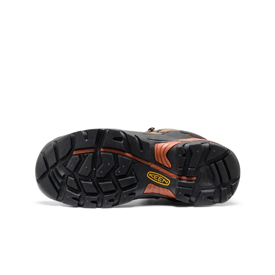 Men's Pittsburgh Energy 6" Waterproof Boot (Soft Toe) | Cascade Brown/Black 6