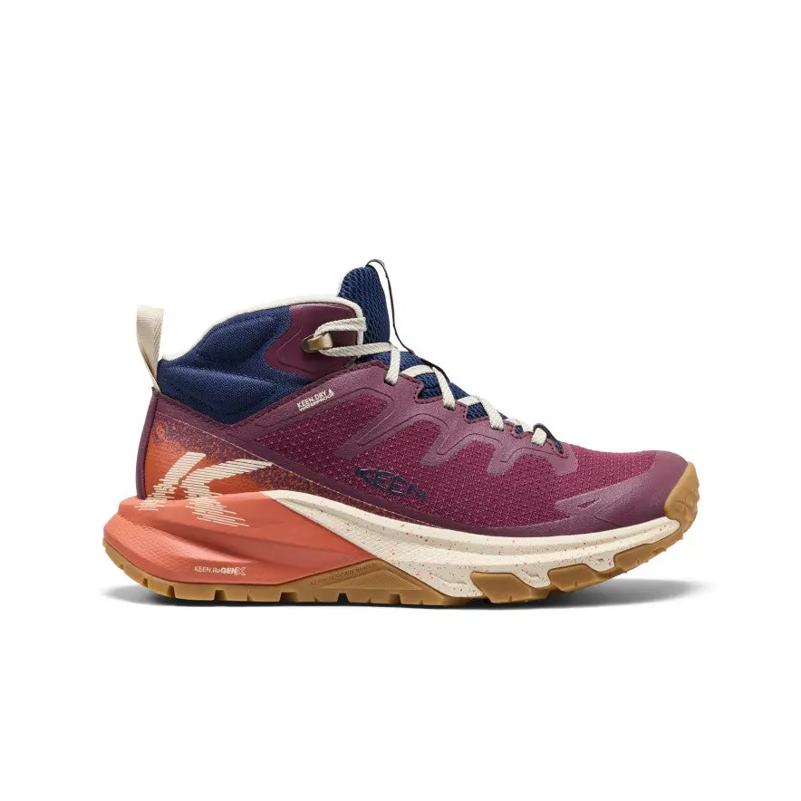 Women's Targhee Apex Waterproof Hiking Boot  |  Fig/Burnt Brick 1