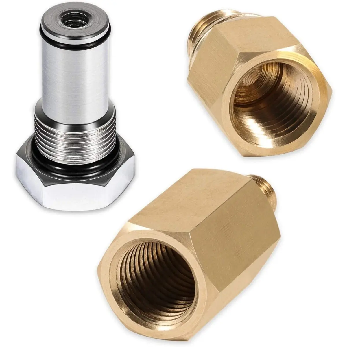 Air Test Fitting Tool & Oil Rail Adapter Leak Test Kit For 6.0L Powerstroke Ford F250 (2003-2010) 1