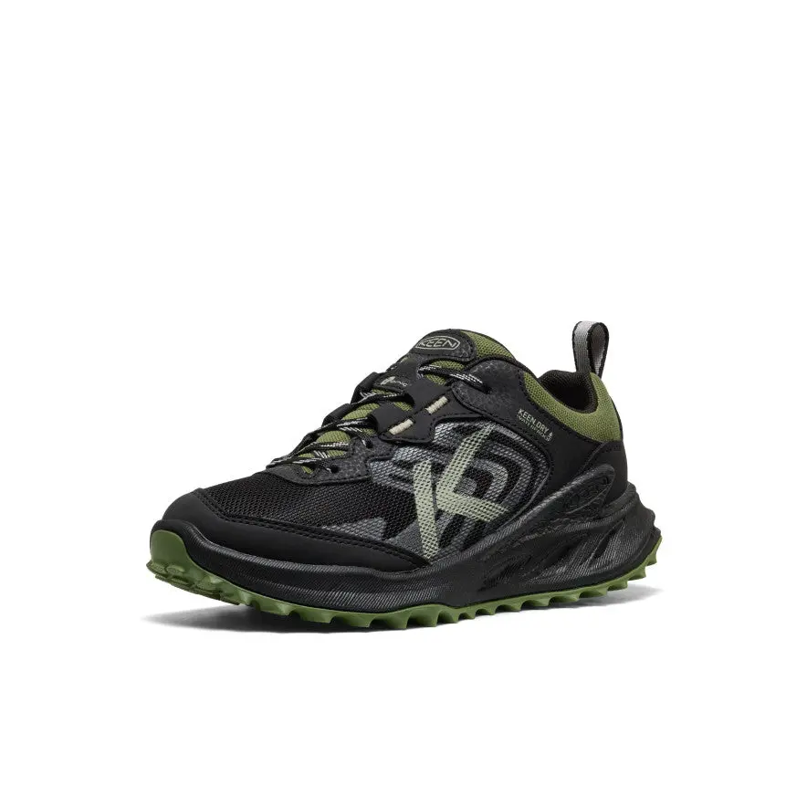 Big Kids' Zionic Waterproof Shoe | Black/Bronze Green 3