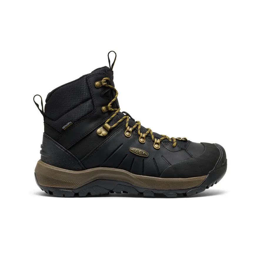 Men's Revel Iv Polar Waterproof Boot  |  Black/Lemon Curry 1