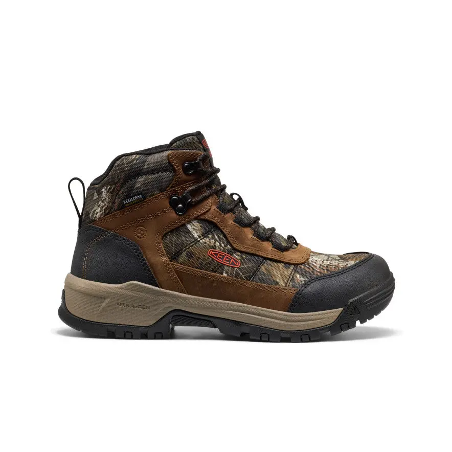 Men's Skokie Waterproof Work Boot (Soft Toe)  |  Camo/Black 1