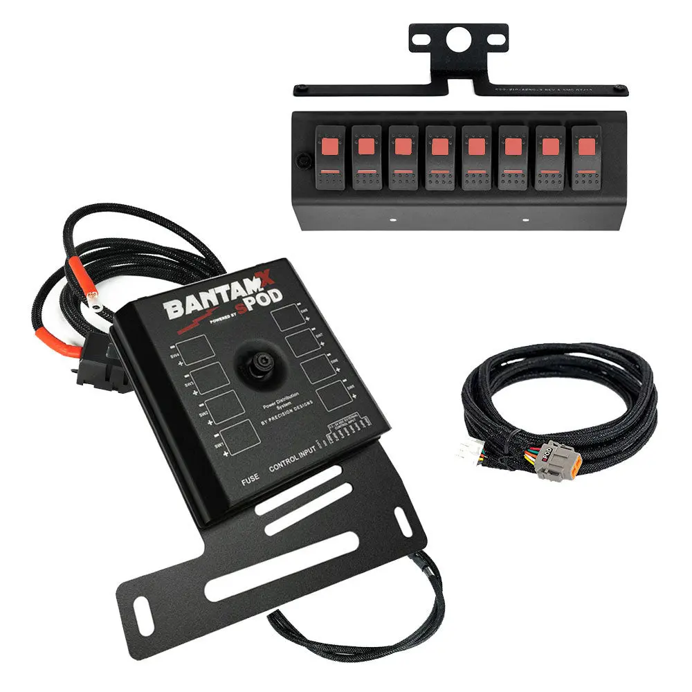 Spod Bantamx W Led Switch Panel - Jeep 2007-2008 Wrangler Jk 1