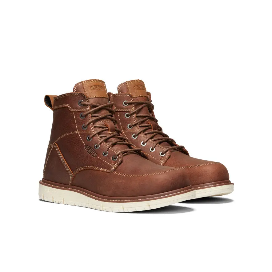 Men's San Jose 6" Boot (Soft Toe) | Gingerbread/Off White 2