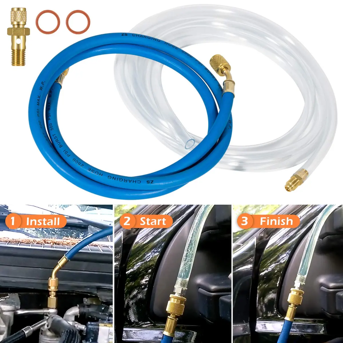 Fuel Filter Air Bleeder Service Kit For 6.4L Powerstroke Ford F250 F350 (2008-2010) 1