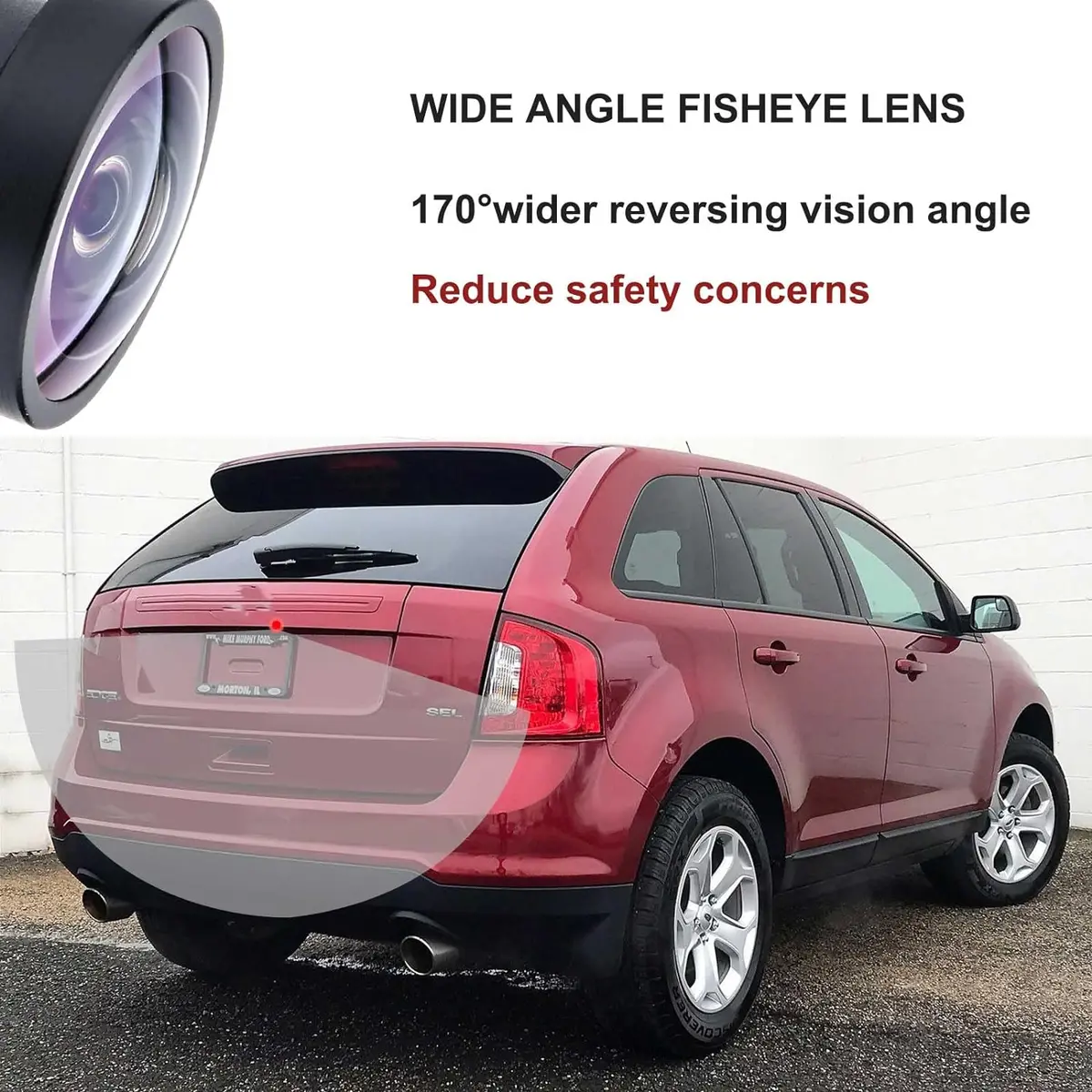 Backup Camera Compatible With Ford F150 2010 - 2014 Mustang 2015-2020 Replaces# Bl3z-19G490-B El3z-19G490-D 9