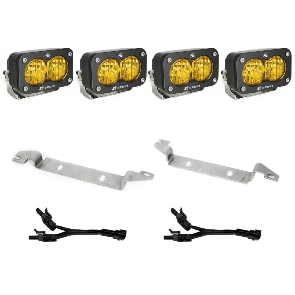 22+ Toyota Tundra S2 Sport Dual Fog Pocket Light Kit - Baja Designs 2