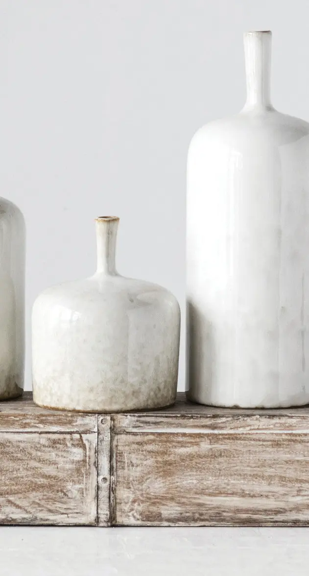 Stoneware Vase With Glaze, Small 1