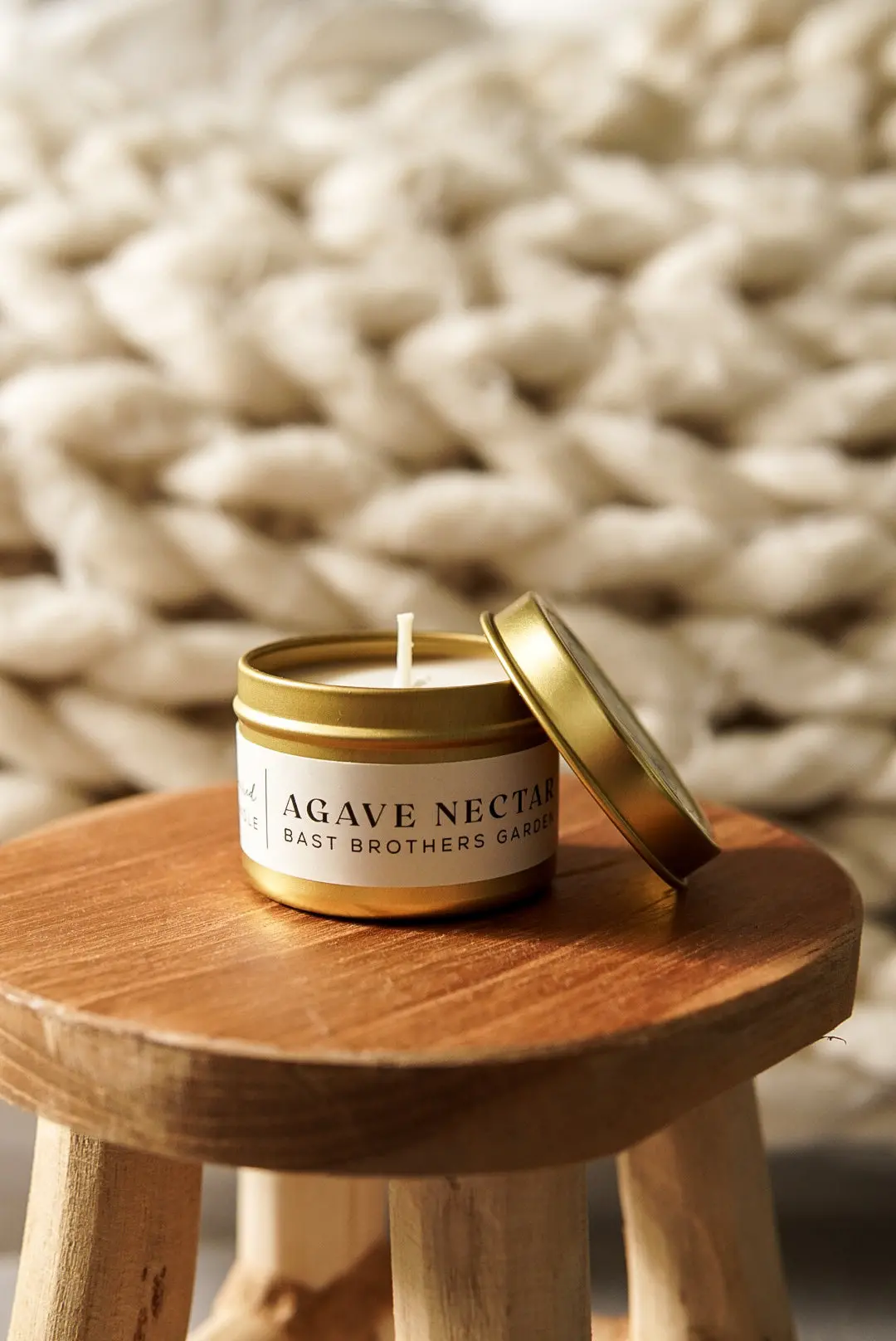 02 Ounce Agave Nectar Tin Candle 1
