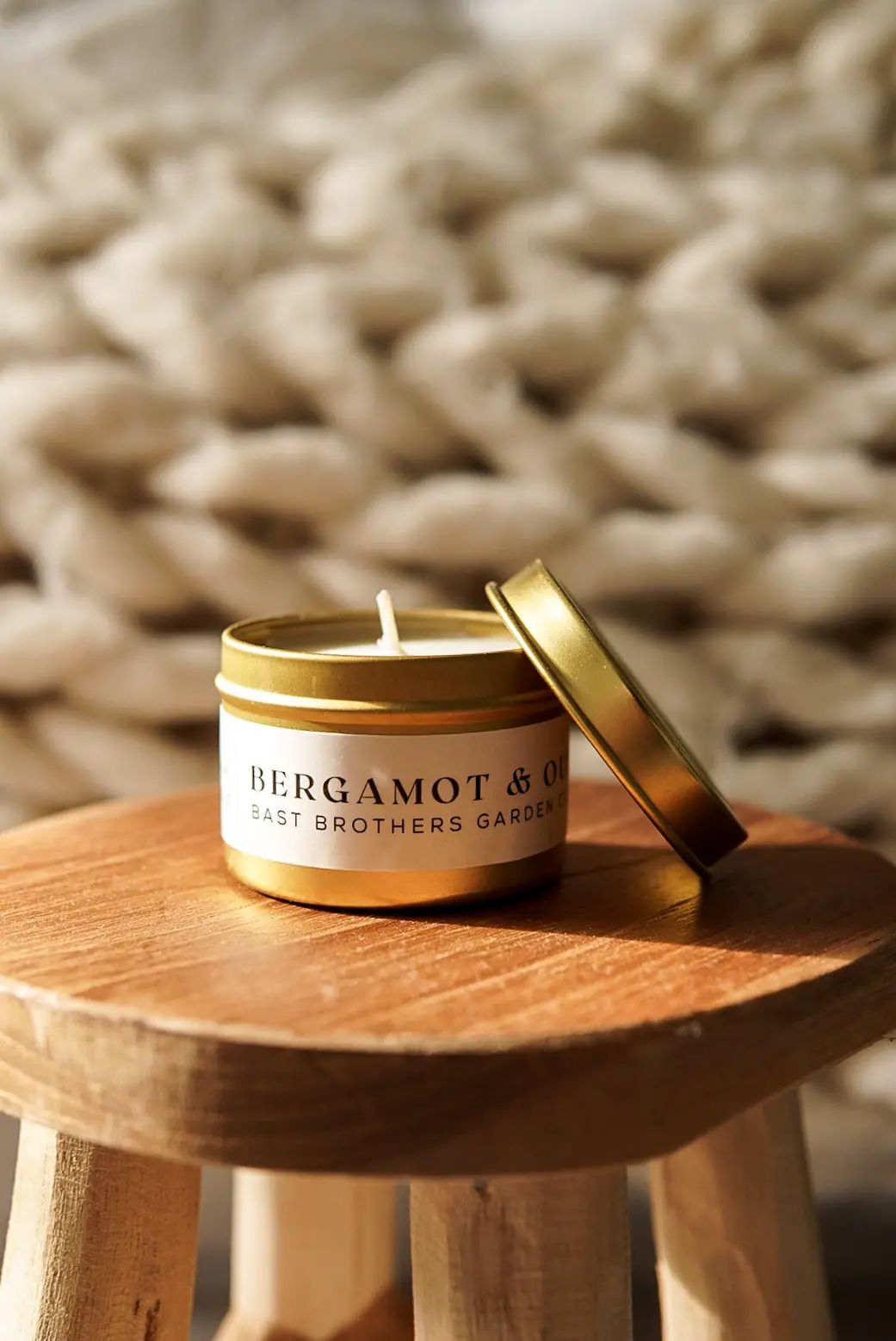 02 Ounce Bergamot & Oud Tin Candle 1