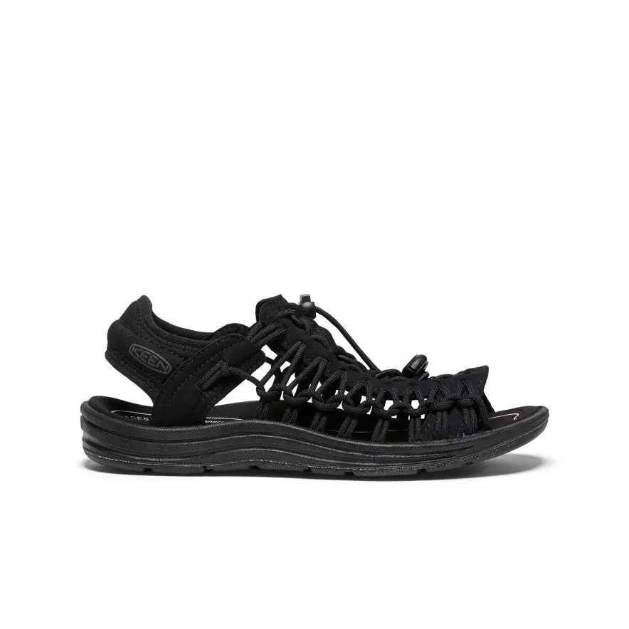 Women's Uneek Ii Open-Toe Sneaker  |  Black/Black 1